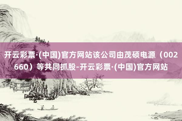 开云彩票·(中国)官方网站该公司由茂硕电源（002660）等共同抓股-开云彩票·(中国)官方网站