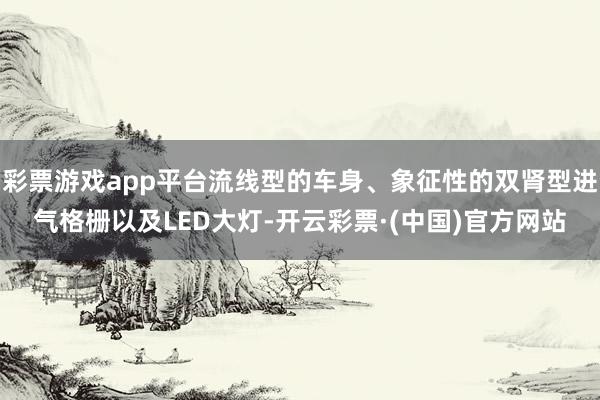 彩票游戏app平台流线型的车身、象征性的双肾型进气格栅以及LED大灯-开云彩票·(中国)官方网站
